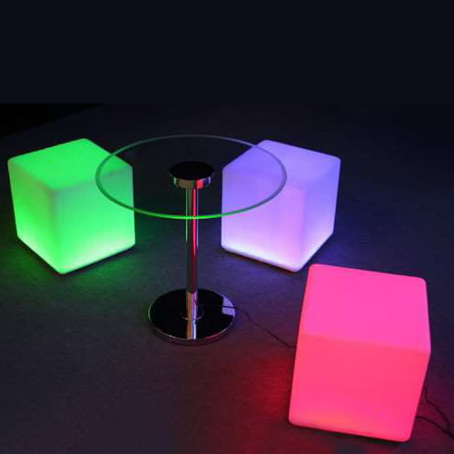 GSA Audiovisuel » Cube lumineux 40 x 40 cm sur batterie