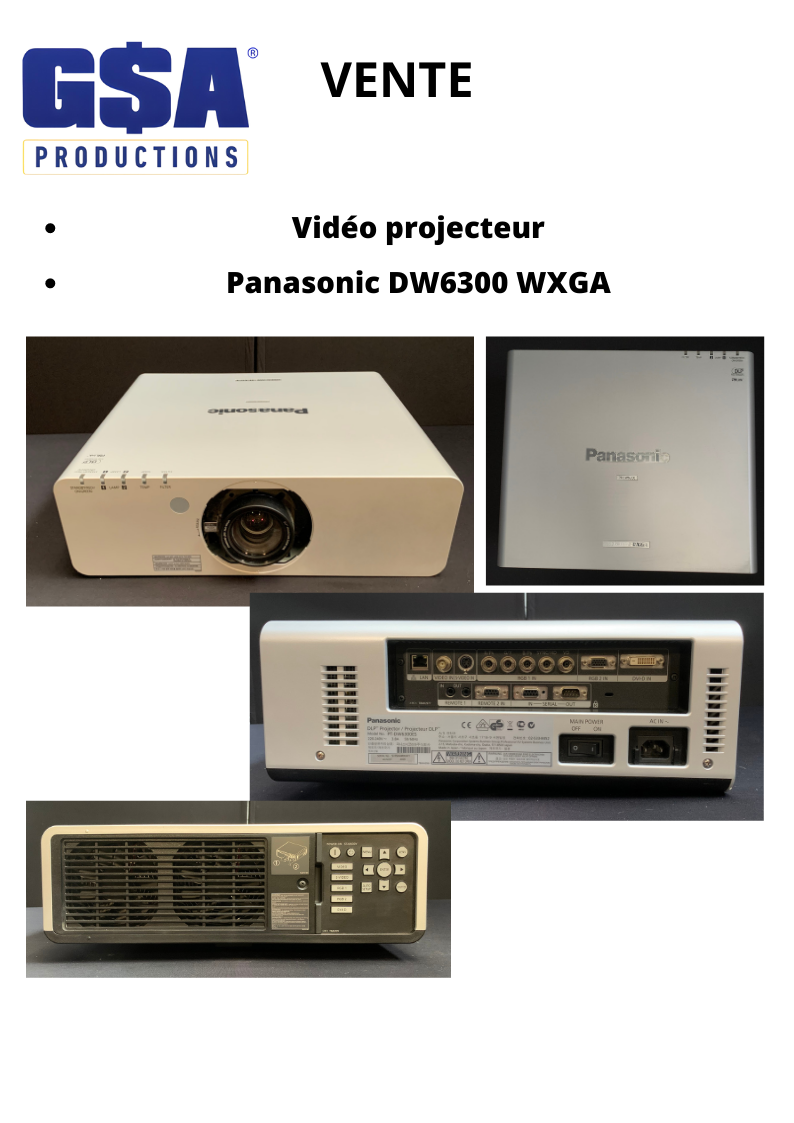 GSA Audiovisuel » Support vidéoprojecteur sur pied